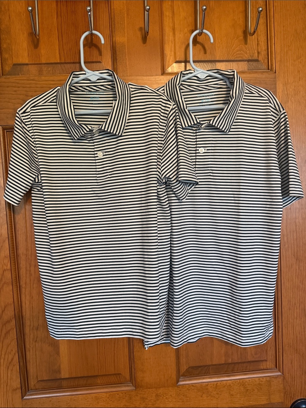 J Crew Crewcuts striped active performance Polo shirt